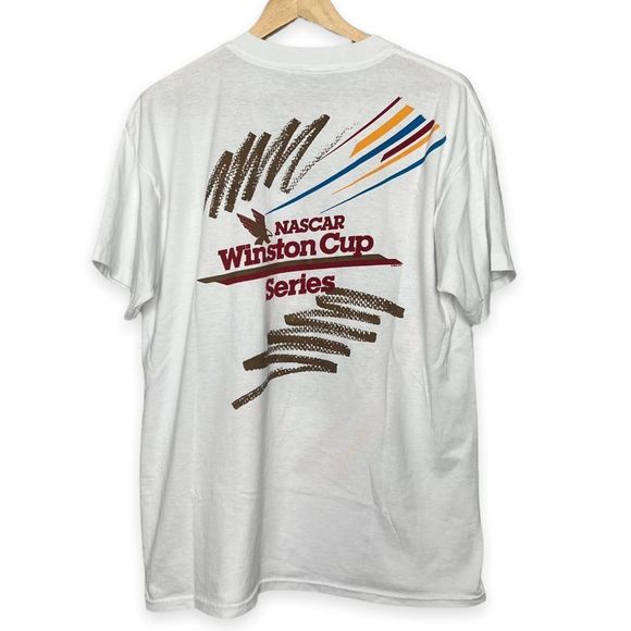 Vintage 1992 Nascar Winston Cup AOP T-shirt Size XL - Picture 2 of 5